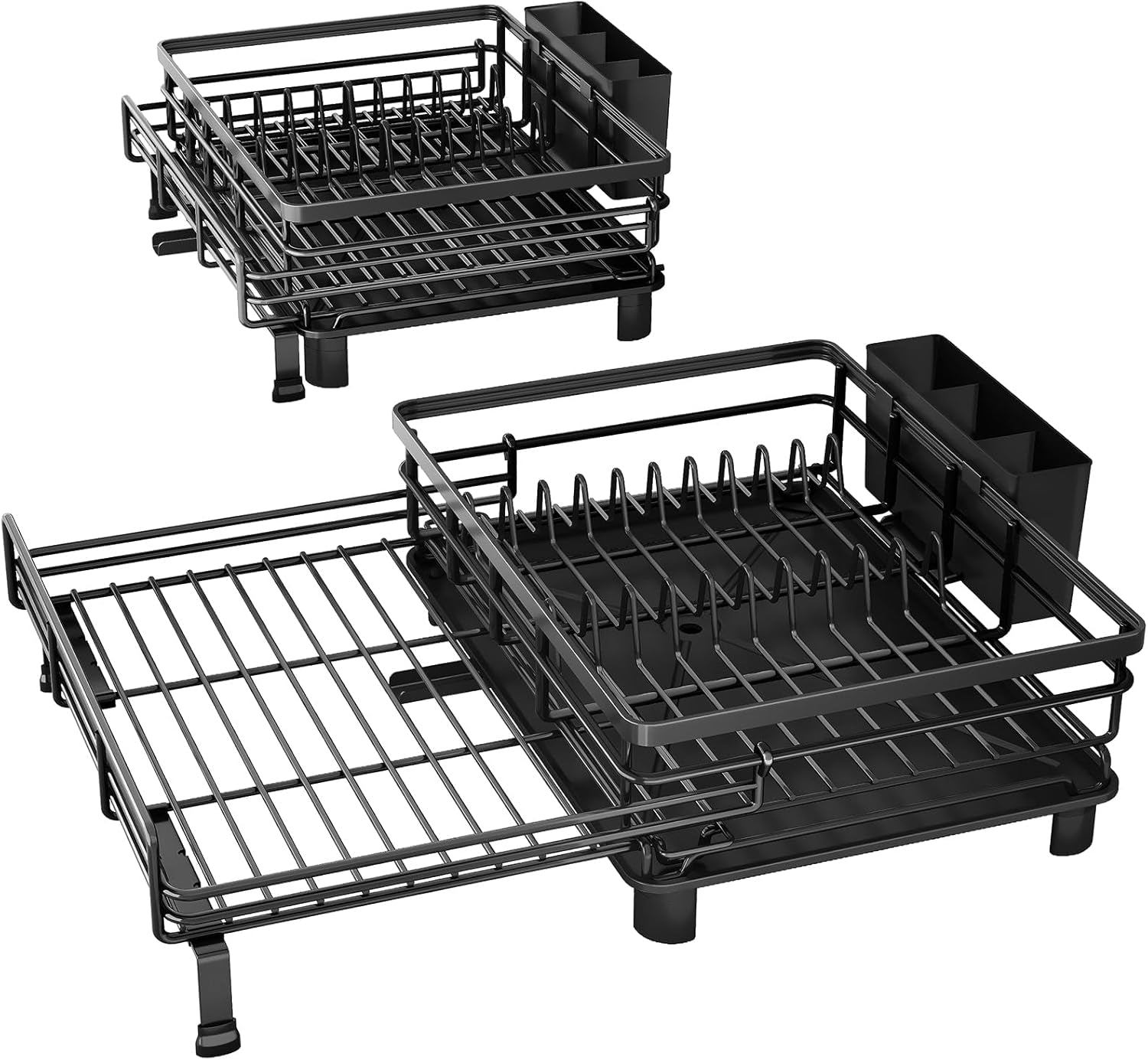 expandable-dish-drying-rack-for-kitchen-counter-stainless-steel-black