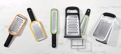 OXO Good Grips Etched Coarse Grater with Handle, Orange | Coarse Kitchen Grater, Sharp Etched Teeth, Non-Slip Handle, Hard Cheese, Vegetables, Chocolate, Easy Grip7
