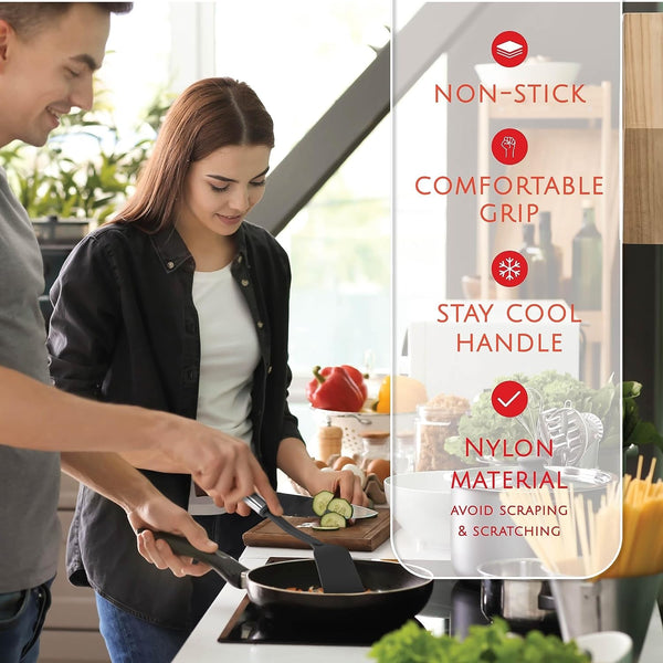Kitchen Utensils Set 35 PCS Cooking Utensils Set, Nonstick and Heat Resistant Nylon Stainless Steel Silicone Spatula Set - Kitchen Gadgets Home Essentials Kitchen Accessories, Apartment Must Haves3
