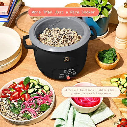Small Digital Rice Cooker 6 Cup | Programmable Rice Maker, Glass Lid, Non Toxic Ceramic Inner Pot, Food Steamer, for Brown Rice3