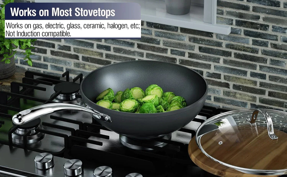 classic-11-inch-hard-anodized-nonstick-wok-stir-fry-pan-3-qt-deep-frying-pan-with-vented-glass-lid-stay-cool-handle-flat-bottom-wok-fits-most-stovetops-not-induction
