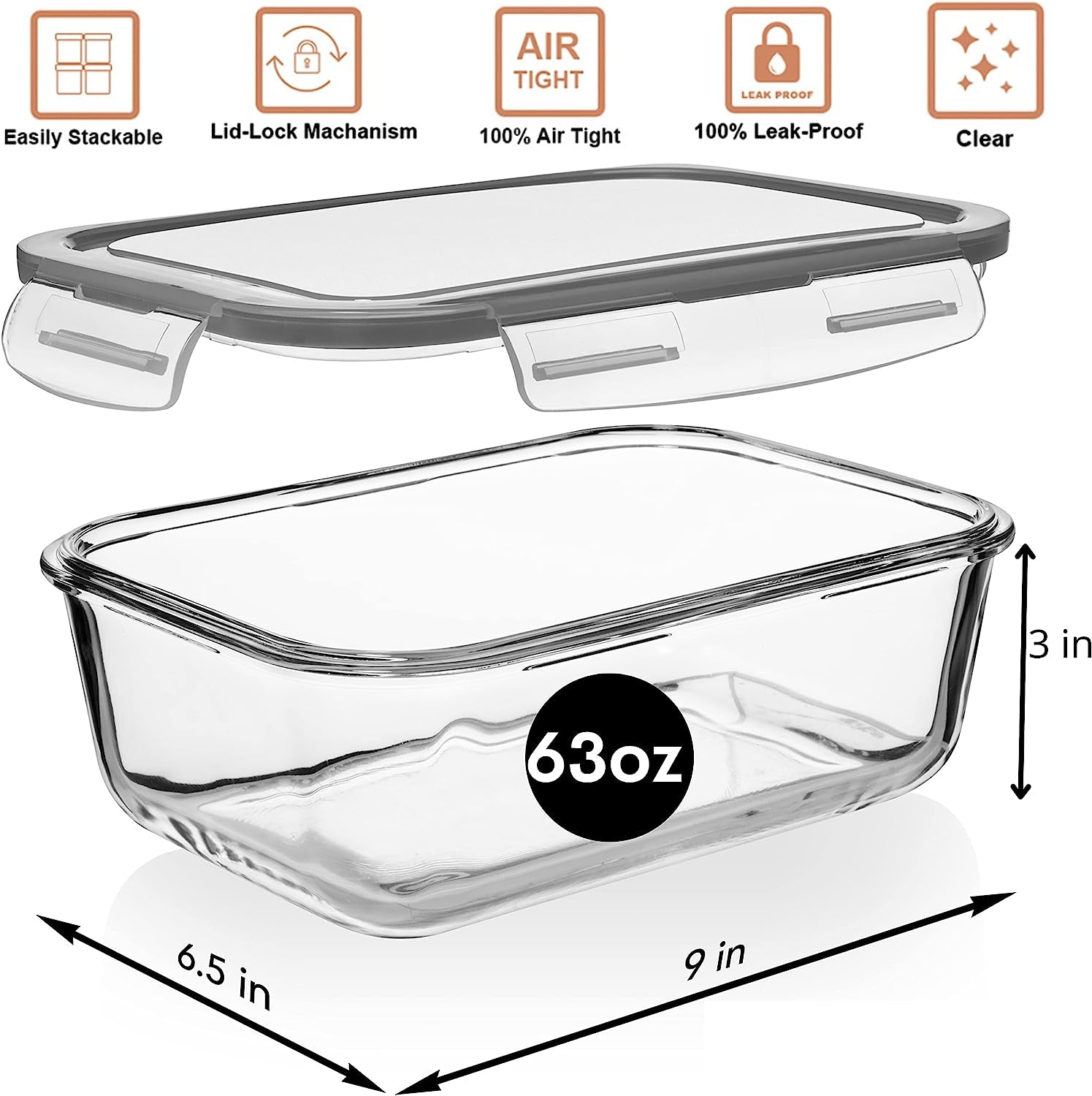 8-cups-63-oz-4-piece-2-containers-2-lids-large-glass-food-storage-baking-containers-with-locking-lids-ideal-for-storing-food-vegetables-or-fruits-bpa-free-leak-proof-microwave-oven-safe