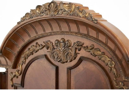 California King Wood Canopy Bed in Classic Chestnut6
