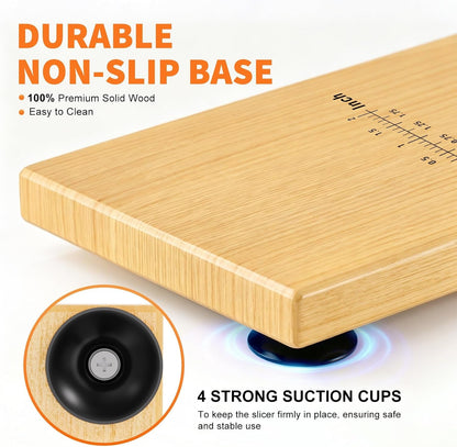 Manual Bread Slicer for Sourdough Homemade Adjustable Thickness5
