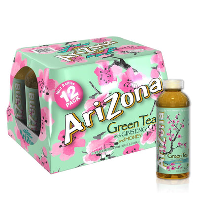 Green Tea with Ginseng and Honey - 16 Fl Oz (12 Pack)1