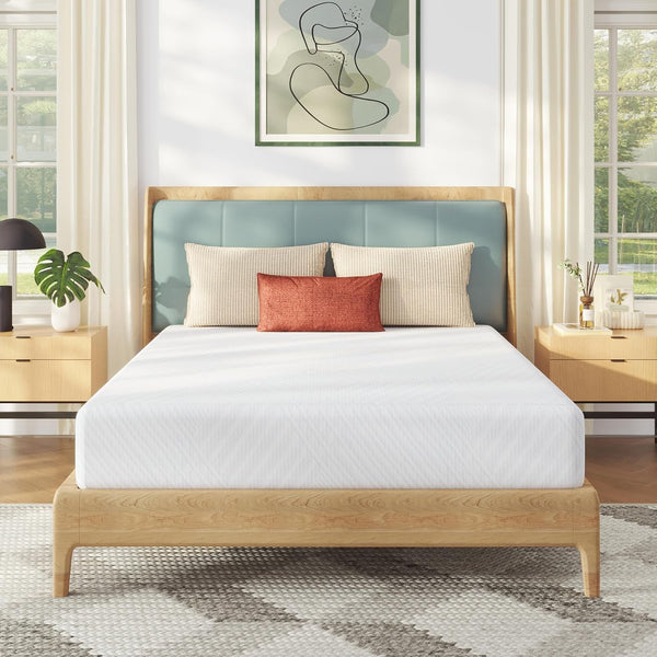 10 Inch Queen Mattress in a Box Green Tea Memory Foam Medium Firm2