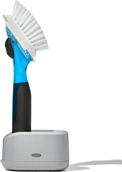 OXO Good Grips Soap Dispensing Dish Brush Storage Set1
