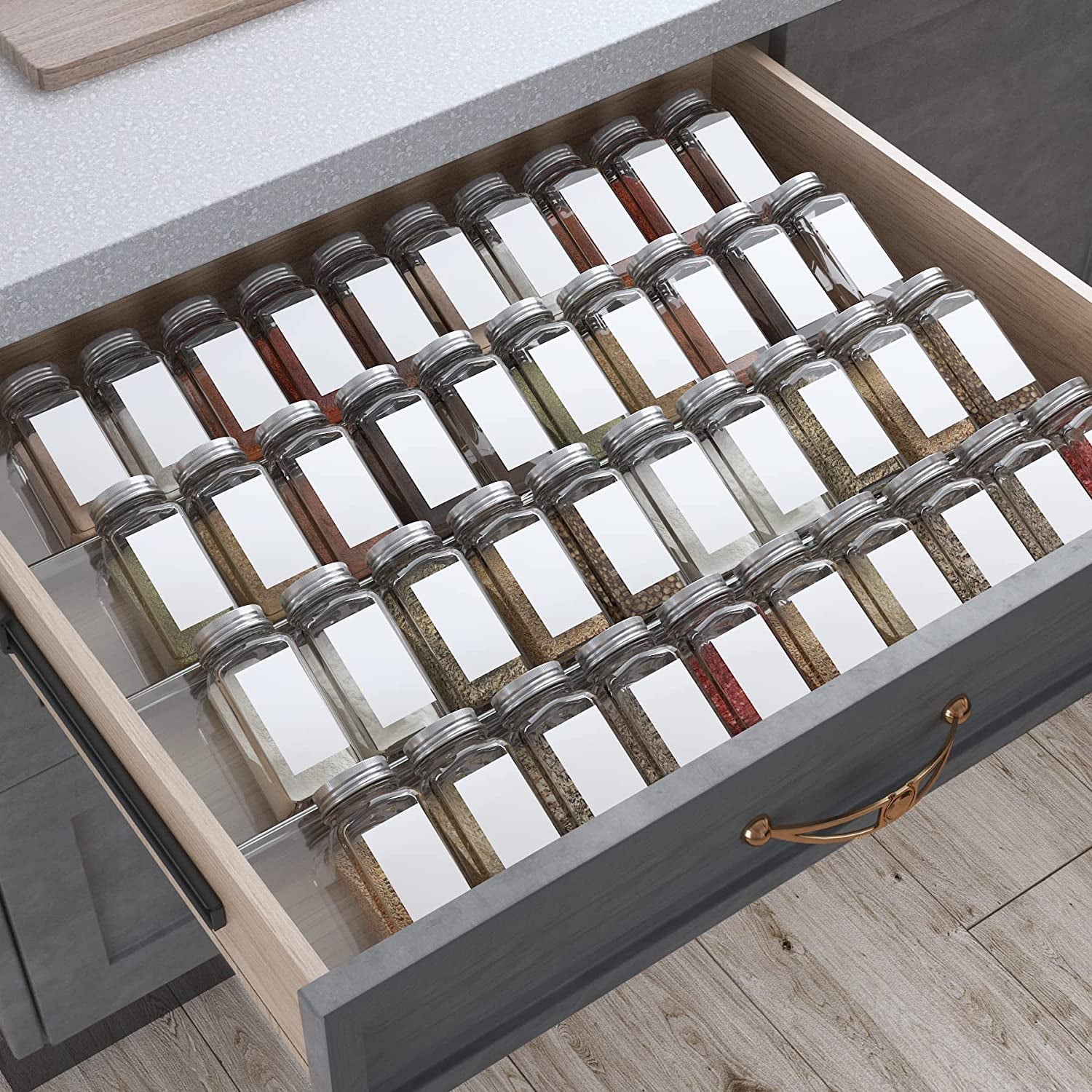 spice-drawer-organizer-4-tier-8-pack-kitchen-spice-rack-tray-for-drawer-expandable-from-13-to-26-acrylic-seasoning-organizer-rack-holds-up-56-spice-jars-jars-not-include
