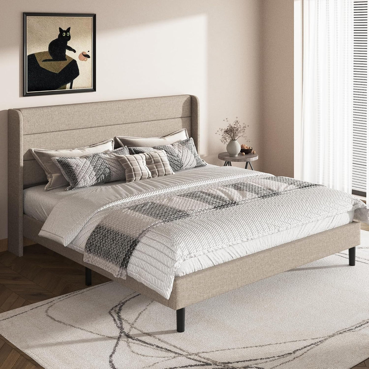 queen-size-bed-frame-linen-upholstered-with-wing-headboard-beige