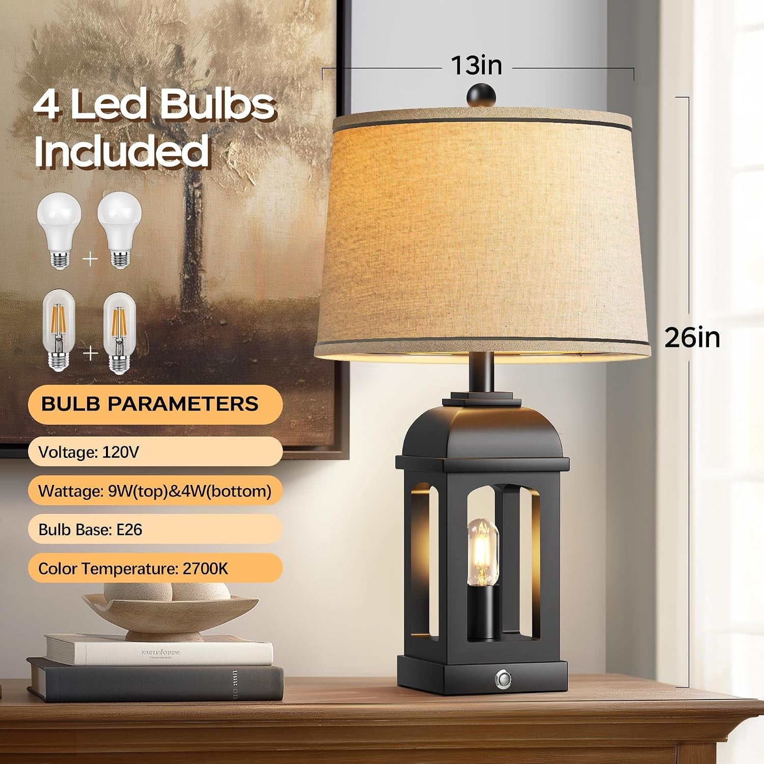table-lamp-for-living-room-farmhouse-lamps-set-of-2-with-usb-a-c-and-nightlight-26-rustic-bedside-lamps-with-3-way-dimmable-touch-control-nightstand-lamp-for-bedroom-decor-black