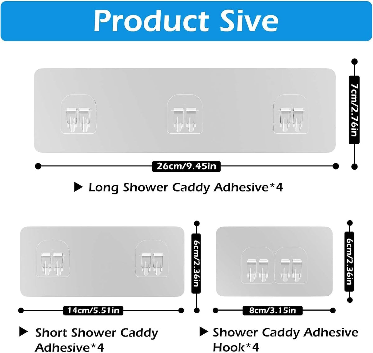 12-pack-shower-caddy-adhesive-replacement-shower-adhesive-strips-strong-adhesive-hooks-waterproof-sticker-no-drilling-for-bathroom-shelf-and-kitchen-racks