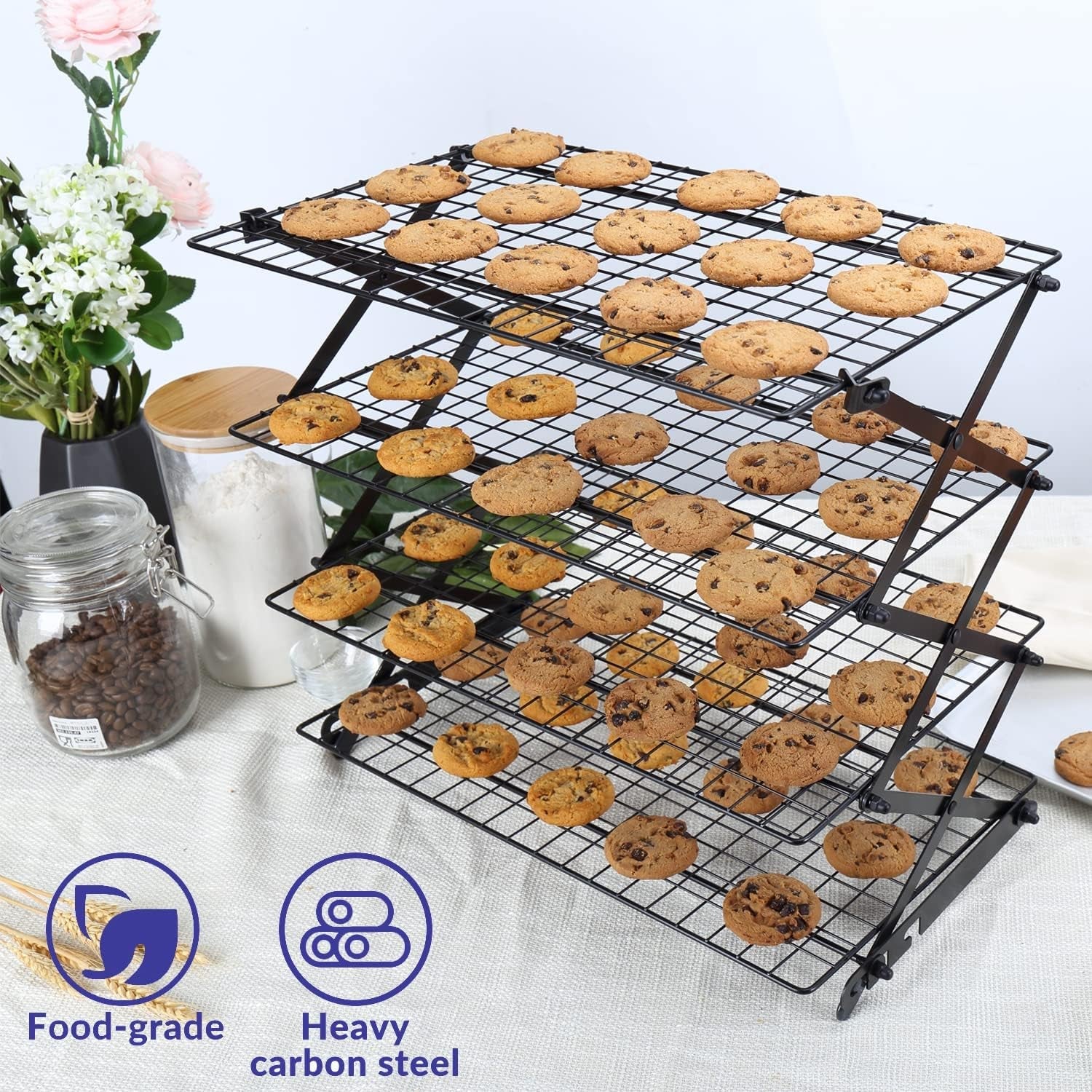 2-3-4-tier-upgraded-collapsible-cooling-rack-with-adjustable-3-setting-design-stackable-roasting-cooking-drying-wire-cooling-rack-for-cookies-baking-gifts-for-women