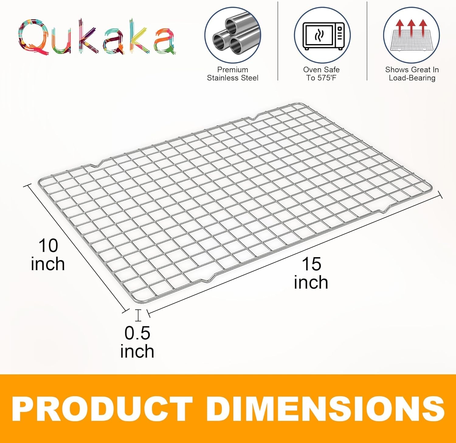 2pcs-cooling-racks-for-cooking-and-baking-10-x-15heavy-duty-stainless-steel-wire-rack-for-baking-grilling-roasting-oven-dishwasher-safe-fits-jelly-roll-sheet-pan-silver