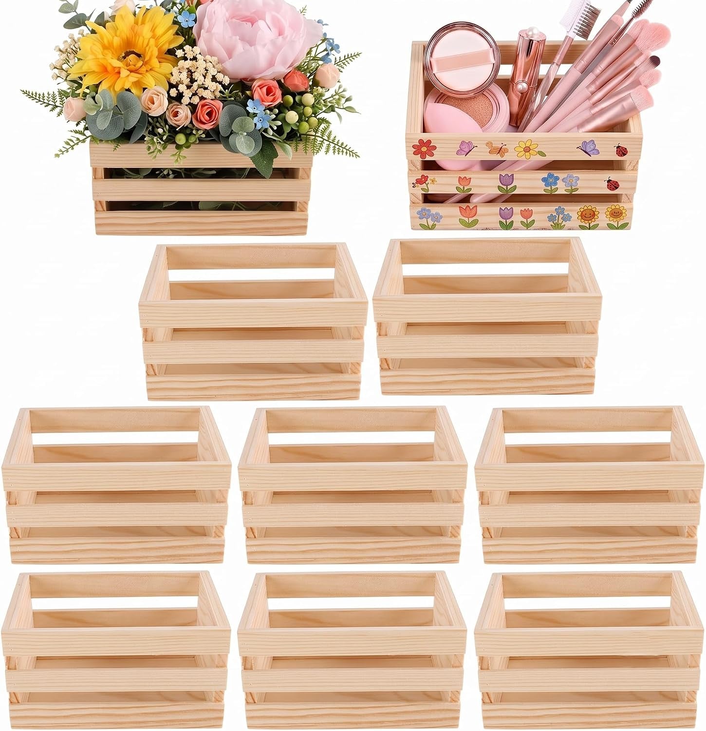 farmhouse-wooden-crates-5-rustic-table-centerpiece-decor-box-for-wedding-birthday-spring-party-small-decorative-wood-nesting-baskets-for-diy-craft-displays-home-organization-pack-of-8
