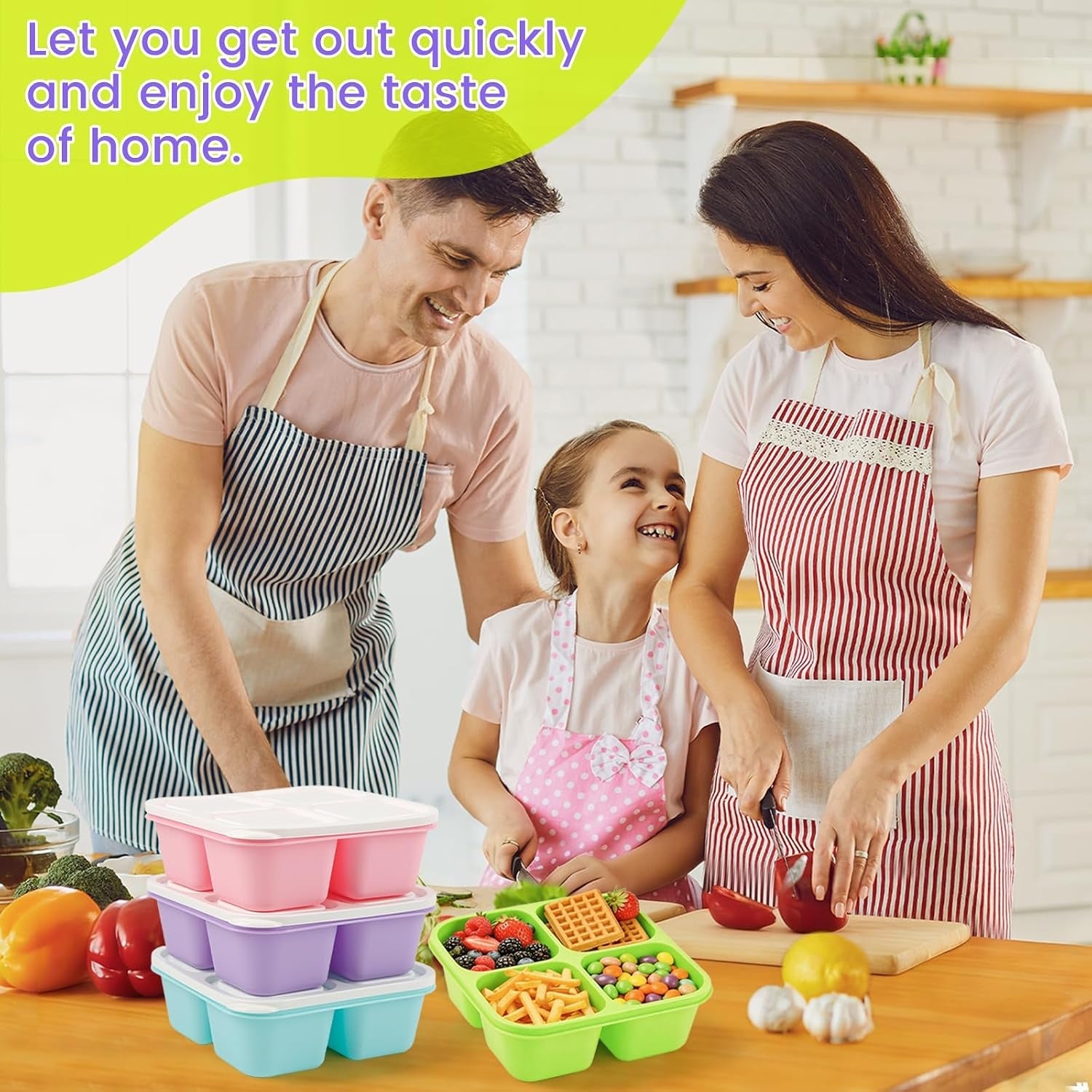 4-pack-snack-containers-bento-box-adult-lunch-box-meal-prep-container-reusable-food-storage-lunch-containers-stackable-for-work-travel-and-gym-grass-green-pink-green-purple