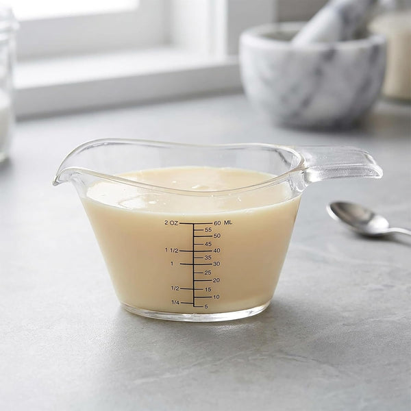 Small Plastic Liquid Measuring Cup for Kitchen and DIY with Tsp/Tbsp/Oz/Ml5