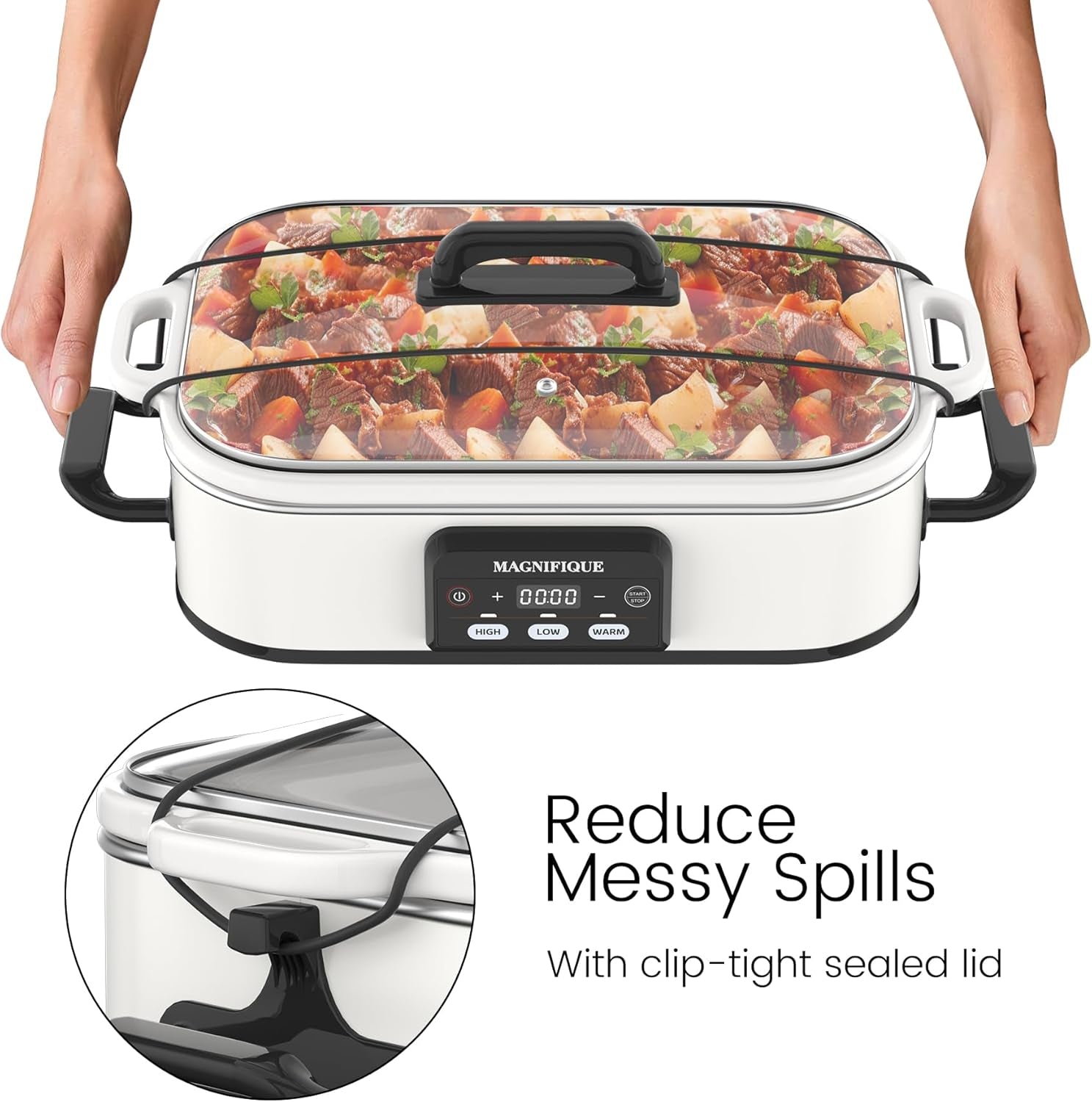 4-quart-casserole-programmable-slow-cooker-with-ceramic-baking-dish-perfect-kitchen-small-appliance-for-family-dinners-oven-safe-and-durable-bakeware-for-lasagna-roasts-white