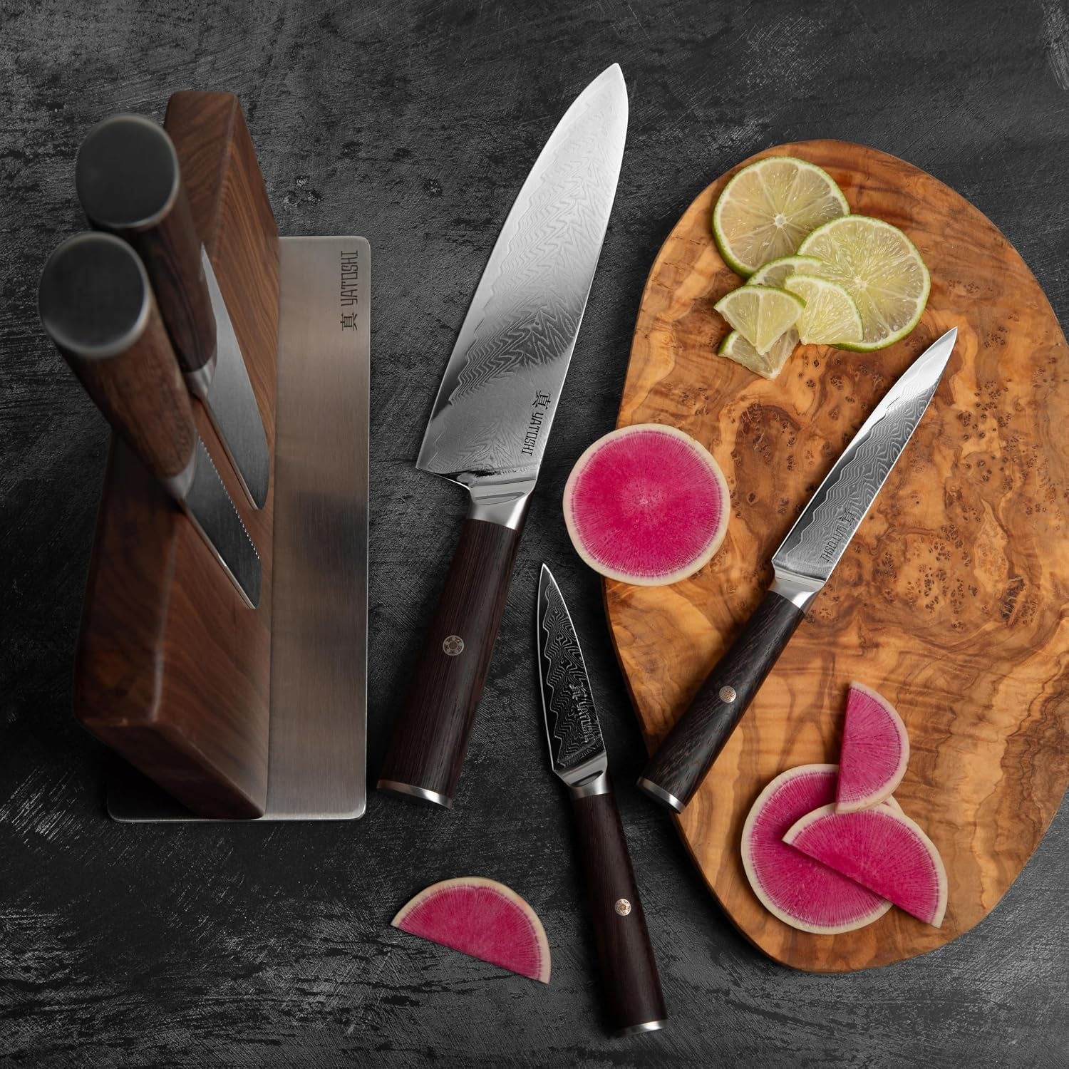 magnetic-kitchen-knife-block-set-japanese-67-layer-high-grade-vg-10-steel-knives-sharp-g10-handle-professional-kitchen-knife-set-damascus-6-pieces-brown-pakkawood-handles