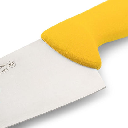 Chef Knife 8 Inch Nitrum Stainless Steel and 200 Mm Blade. Professional Multipurpose Cooking Knife. Ergonomic Polypropylene Handle. Series 2900. Color Yellow4