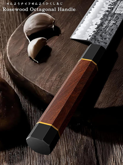 5 Pieces Knife Set, Japanese High Carbon Steel Kitchen Knife Sets | Ultra Sharp Chef Knife Set for Kitchen, Professional Kitchen Knives with Ergonomic Handle, Thoughtful Gifts for Men/Woman4