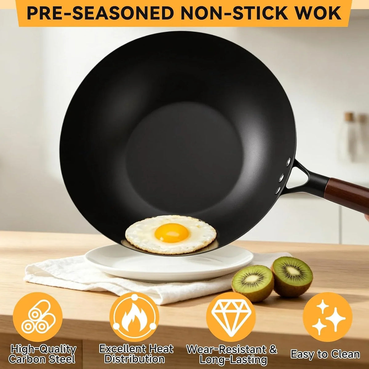 12-carbon-steel-wok-pan-with-lid-woks-stir-fry-pans-nonstick-pre-seasoned-flat-bottom-wok-for-induction-cooktop-gas-electric-stove-halogen-bbq-camping-open-fire