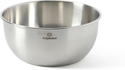 Astro Mixing Bowls, 3-Piece Stainless Steel Mixing Bowl Set with Matte Finish, Nesting Metal Mixing Bowls for Kitchen, Baking and Prep, Silver6