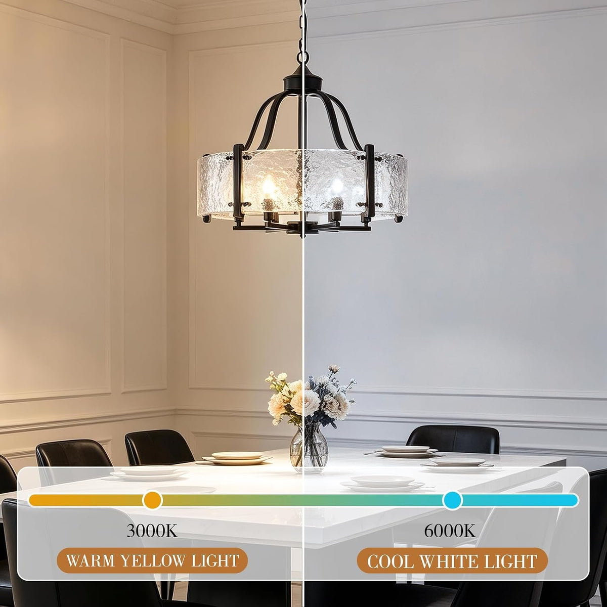 water-textured-glass-chandelier-22-black-round-dining-room-light-fixture