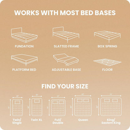 Full Mattress 10 Inch, Firm Hybrid Mattress for Back Pain Relief9