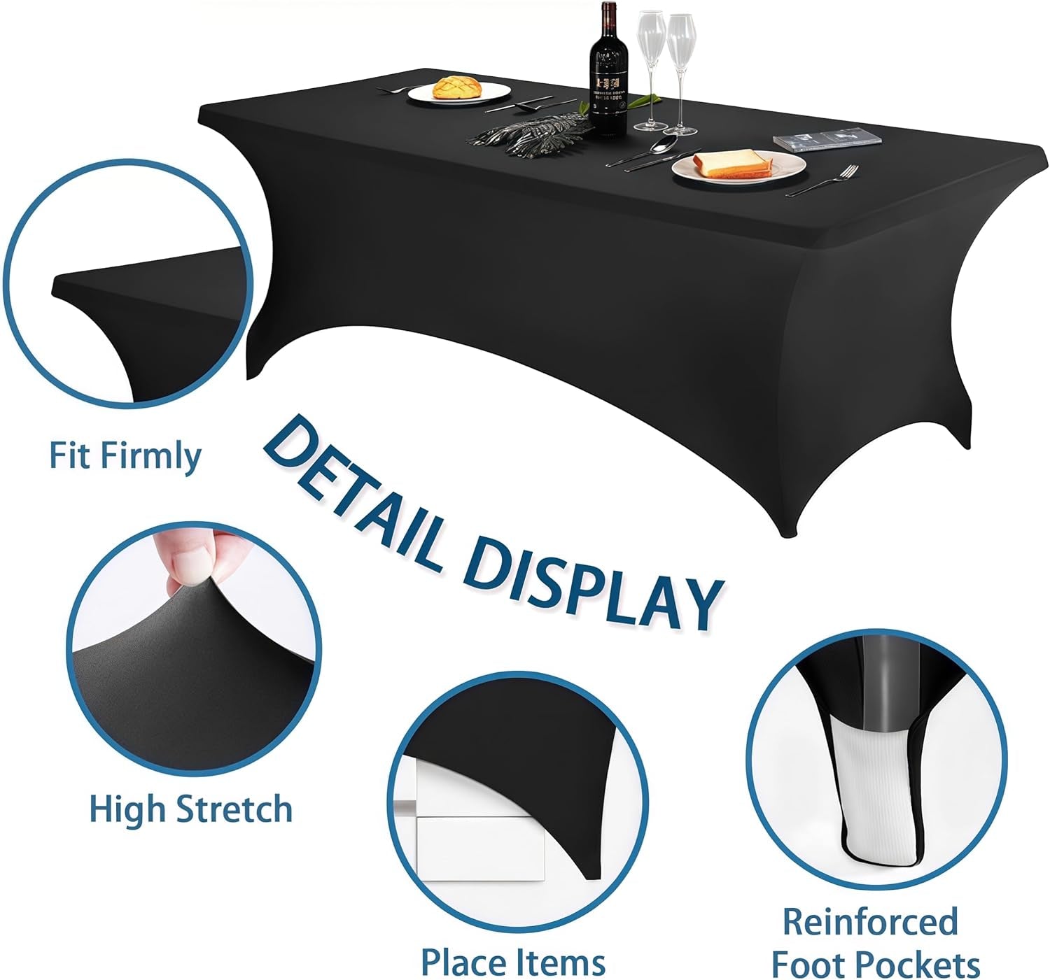 6ft-black-table-cloth-2-pack-fitted-stretch-rectangle-spandex-tablecloth-washable-table-cover-for-party-picnic-wedding-banquet-birthday-and-festival30-x-72