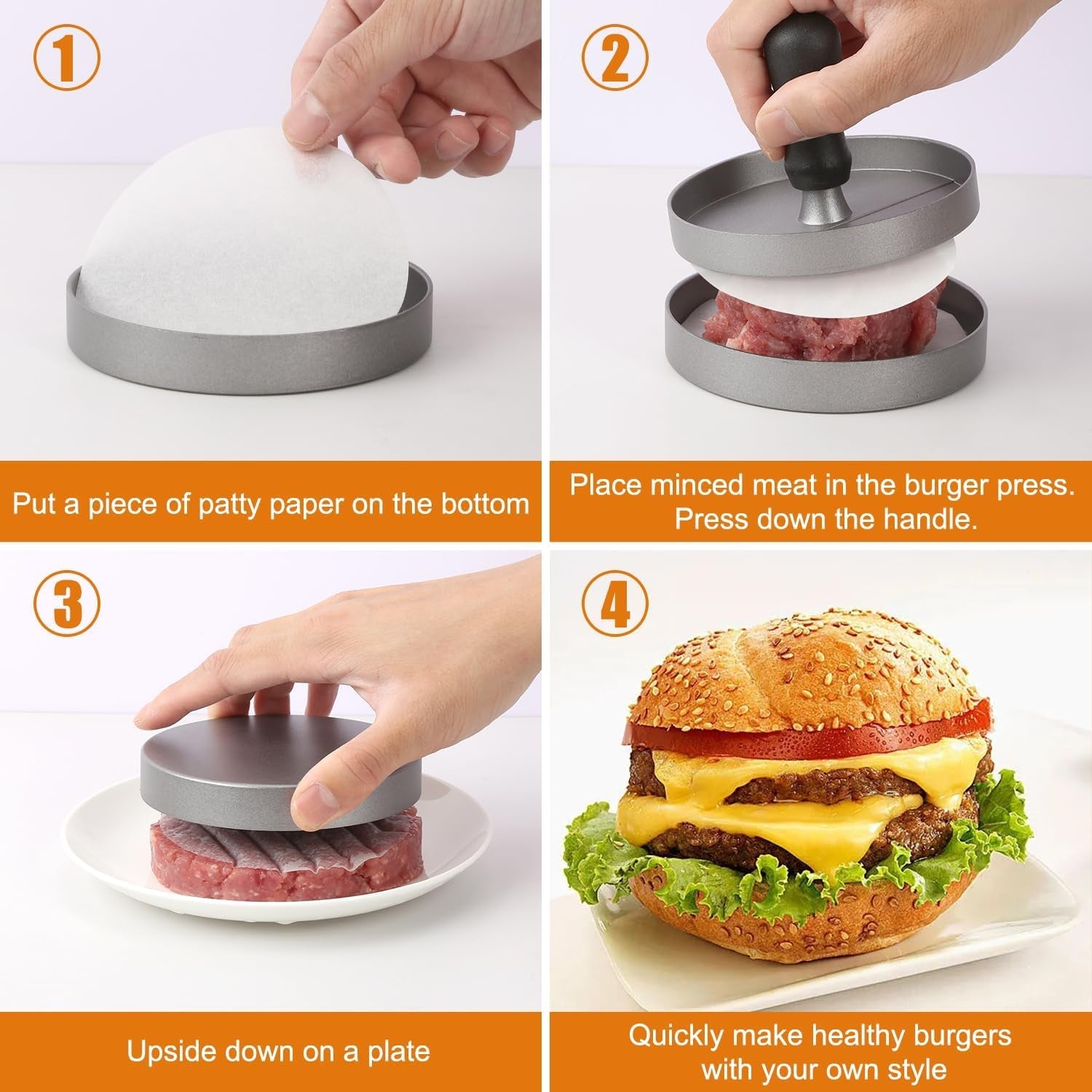 burger-press-150-patty-papers-non-stick-hamburger-patty-maker-with-wax-paper-aluminum-burger-maker-for-kitchen-bbq-grill