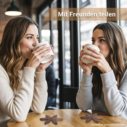Wooden Tree-Shaped Coasters Set for Coffee Table, Kitchen3