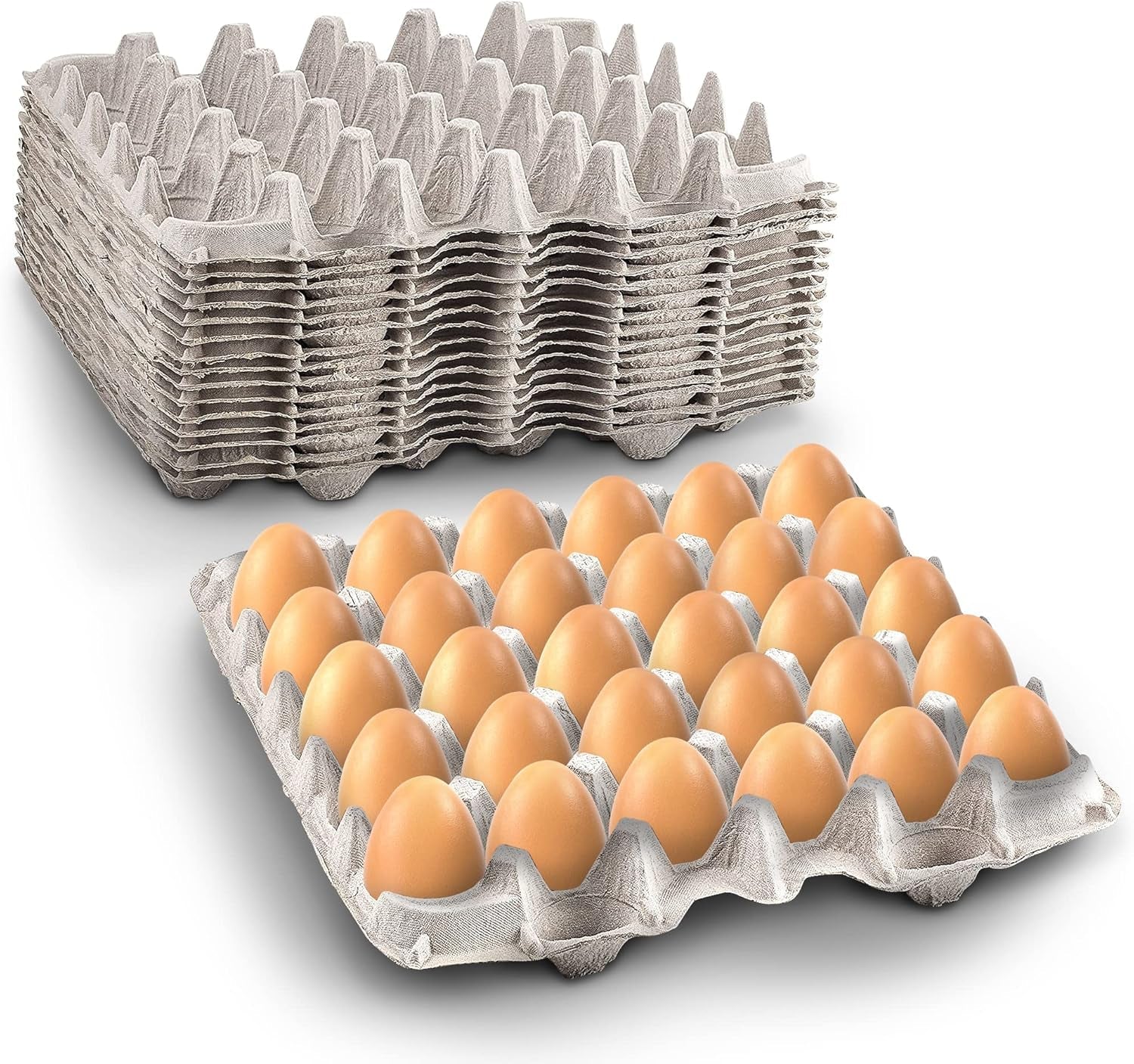 biodegradable-pulp-fiber-egg-flats-15-pieces-for-storing-up-to-30-large-or-small-eggs-egg-crates-that-make-a-great-home-for-roach-colony-by