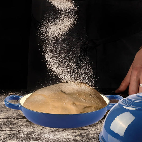  7QT Dutch Oven Pot with Lid, Enameled Cast Iron Dutch Oven for Bread Baking, Non-Stick Bread Pot for Oven/Stovetop (Roast, Braising, Stewing, Soups)6