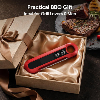 Meat Thermometer Digital,1-2S Instant Read Thermometer for Cooking, Grill | Food Thermometer for Bbq,Candy,Smoker,Air Fryer, Professional Kitchen Gadgets,Gift for Fathers Day, Dad, Men, Husband, Him8