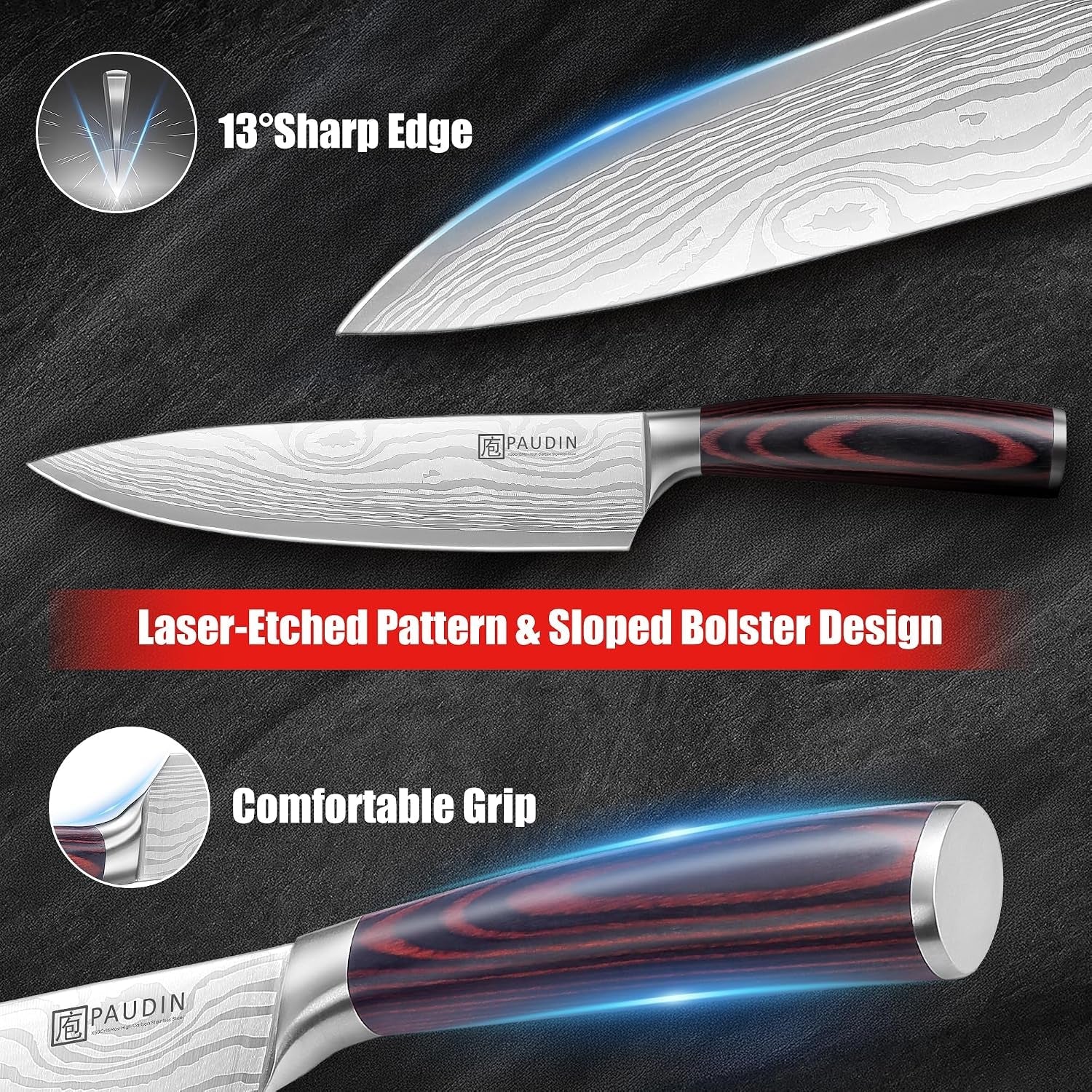chef-knife-8-inch-high-carbon-stainless-steel-sharp-kitchen-knife-with-ergonomic-handle-gift-box-for-family-restaurant