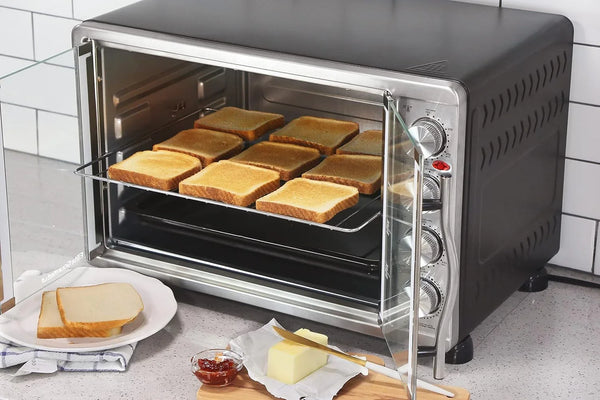 ETO4510MX French Door Convection Oven 47.5Qt, Stainless Steel | 18-Slice Capacity, 4-Control Knobs for Bake/Broil/Toast/Rotisserie/Keep Warm, Includes 2 X 14" Pizza Racks8