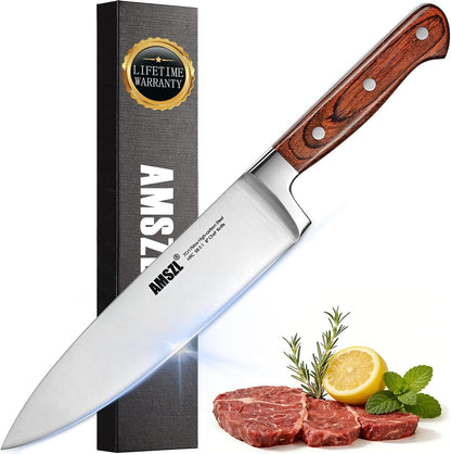 8 Inch Chef Knife, German High Carbon Steel Kitchen Knife1