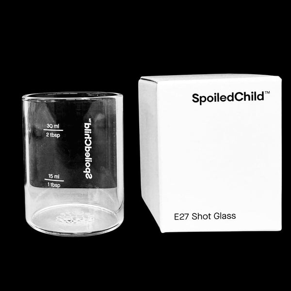 Spoiled Child E27 Shot Glass 30Ml Clear Glass Small Measuring Cup1