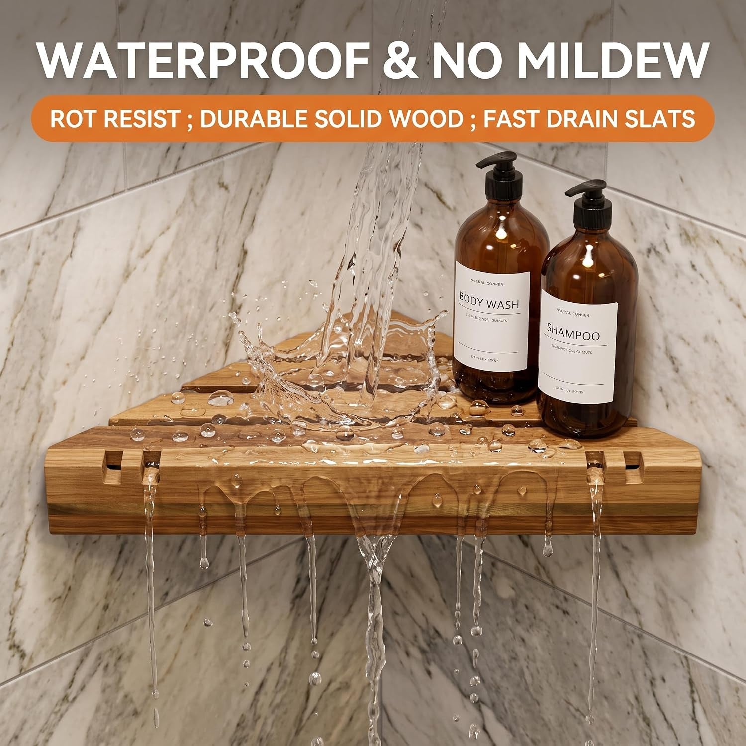 3-pack-acacia-wood-corner-shower-shelf-triangular-wooden-bathroom-organizer-wall-floating-shelves-no-drilling-corner-caddy-storage-for-tiled-wall-kitchen-living-room