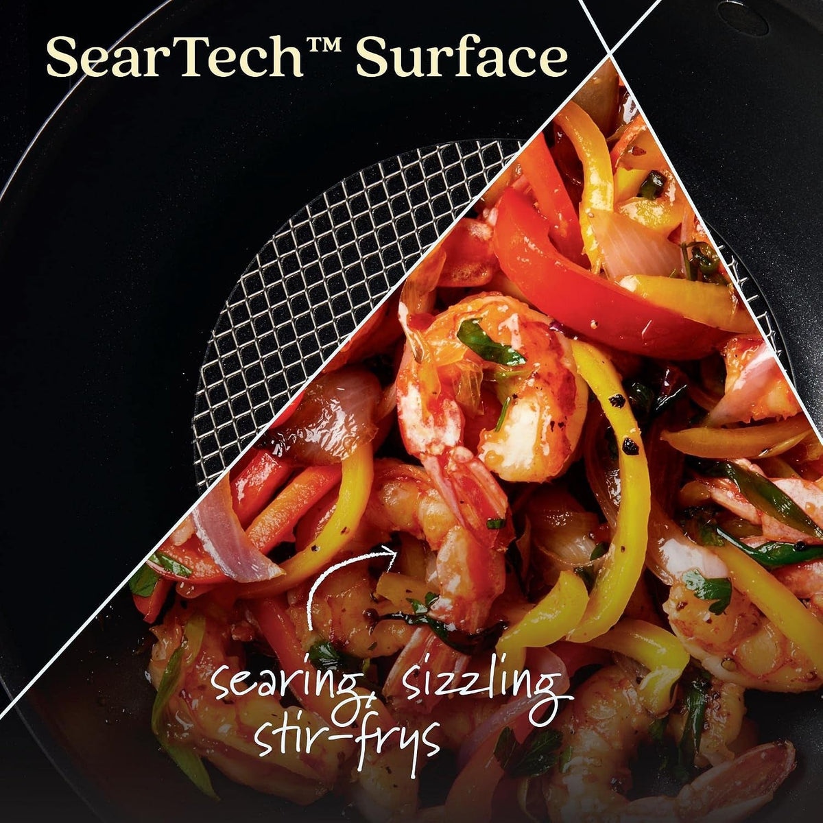 x-seartech-aluminum-nonstick-cookware-stir-fry-wok-with-lid-10-inch-super-dark-gray