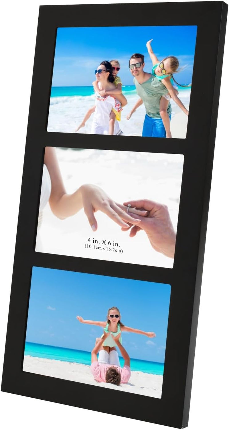 collage-picture-frame-black-wood-4x6-3-opening-1-pack