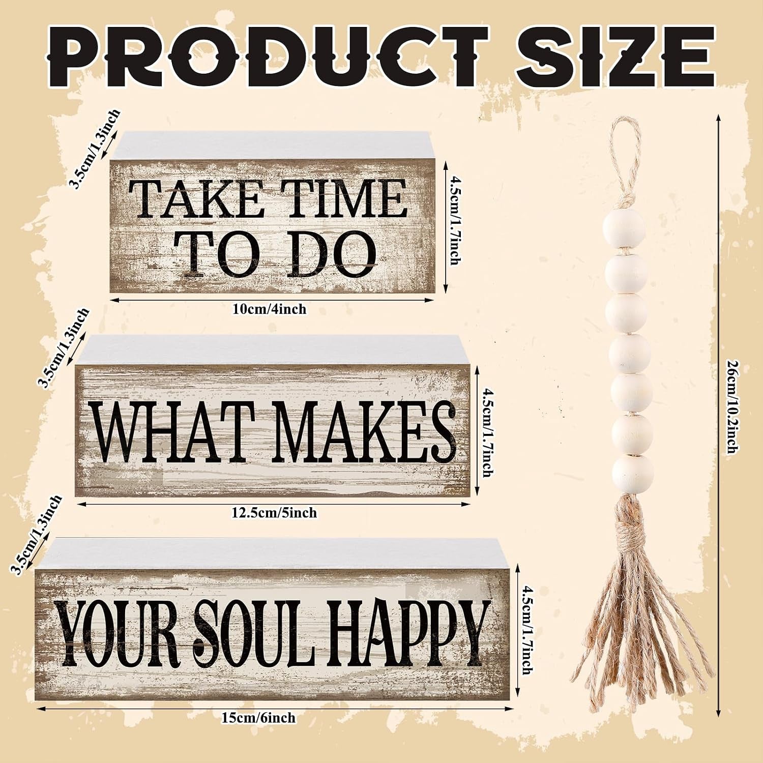 4-pcs-farmhouse-tabletop-decoration-inspirational-tiered-tray-decor-rustic-wooden-block-sign-take-time-to-do-what-makes-your-soul-happy-blocks-with-beads-tassel-home-shelf-centerpiece