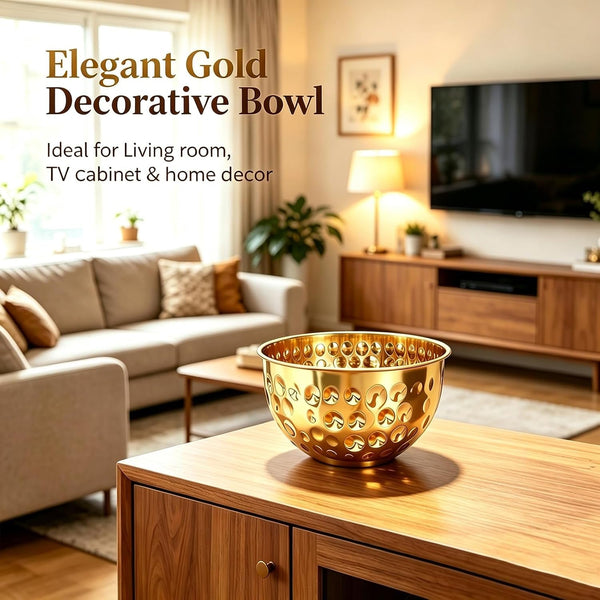 Stainless Steel Gold Mixing Bowls Set of 58