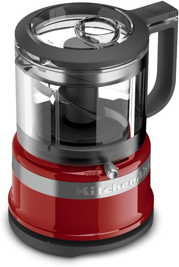 Kitchenaid 3.5 Cup Food Chopper, KFC3516ER, Empire Red | Dishwasher-Safe Work Bowl, Stainless Steel Multi-Purpose Blade, 2 Speeds plus Pulse, Easy Cord Wrap2