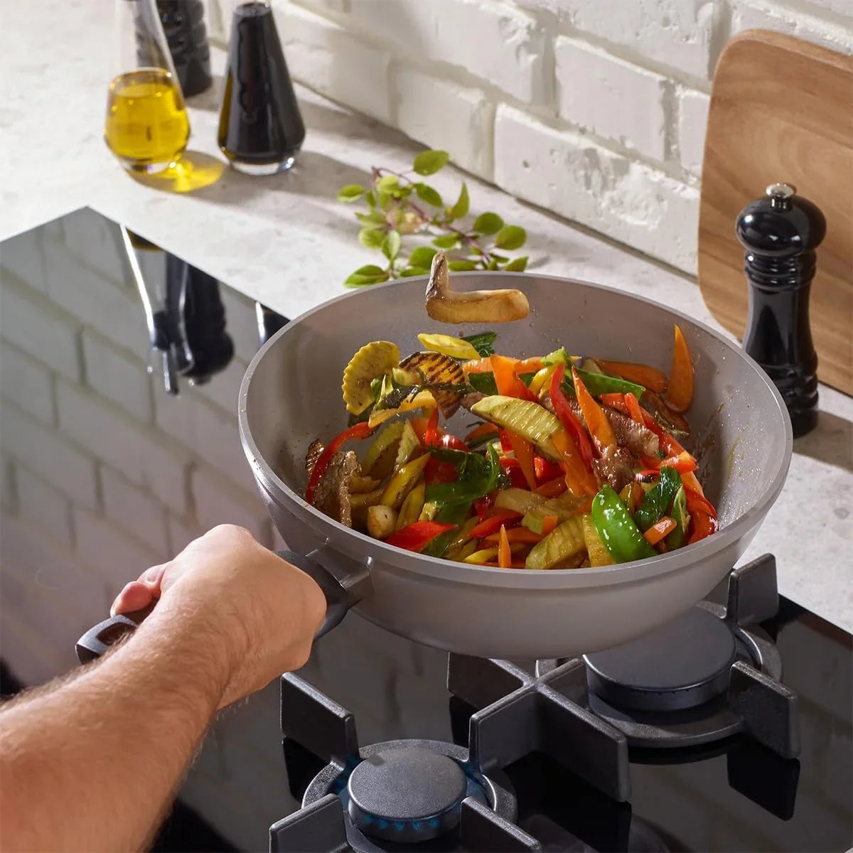 ceratal-comfort-11-inch-ceramic-non-stick-wok-3-9-quart-warm-grey-made-without-added-pfas-ptfe-all-stovetops-including-induction-made-in-germany