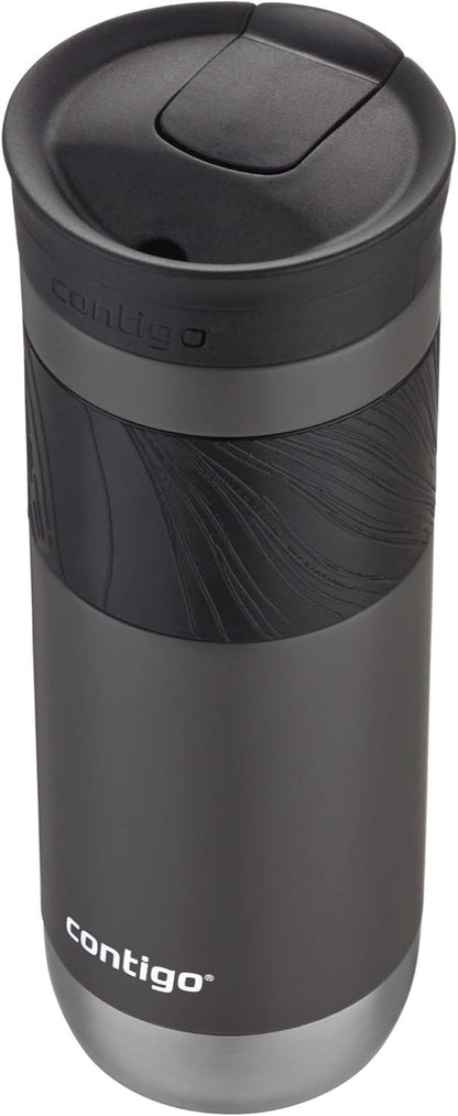 Contigo Byron Vacuum-Insulated Stainless Steel Travel Mug with Leak-Proof Lid, Reusable Coffee Cup or Water Bottle, Bpa-Free, 20Oz 2-Pack in Sake & Blue Corn Perfect for Hot and Cold Beverages3