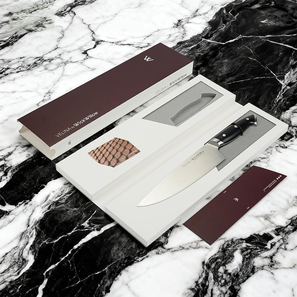 8” Chef Knife – Ultra Sharp German Steel, Ergonomic Handle9