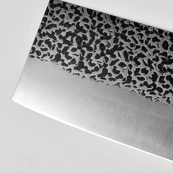 Meat Cleaver,Cleaver Knife 8 Inch Kitchen Knife Meat Cleaver Tools Household Butcher Home Stainless Steel Hammered Knives4