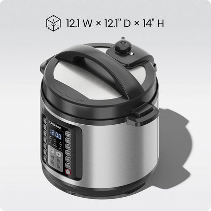 13-In-1 Electric Pressure Cooker, 6-Quart Multicooker with Touchscreen Controls, Slow Cooker, Steamer, Sauté, Soup, Chili, Delay Start & Keep Warm, Stainless Steel9