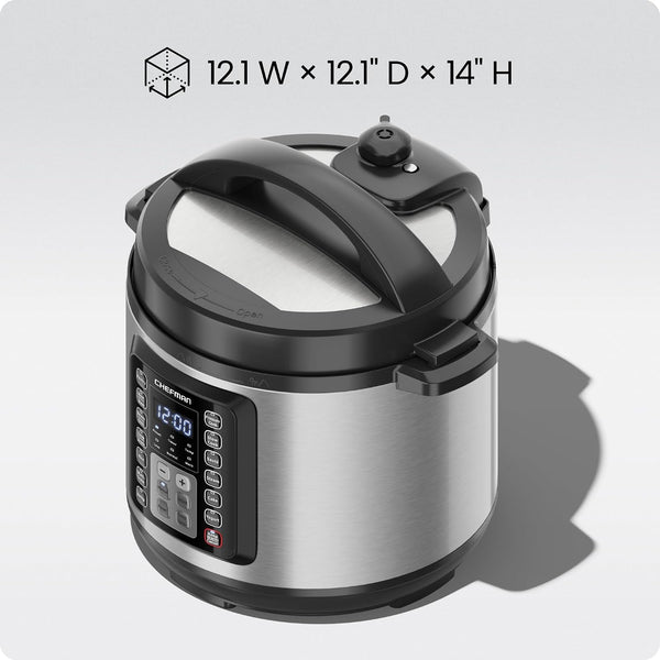 13-In-1 Electric Pressure Cooker, 6-Quart Multicooker with Touchscreen Controls, Slow Cooker, Steamer, Sauté, Soup, Chili, Delay Start & Keep Warm, Stainless Steel9